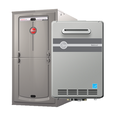 natural gas heating and water equipment