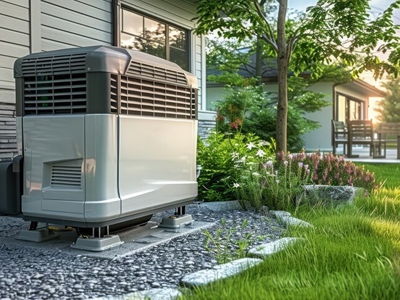 Natural Gas Generator - Backyard