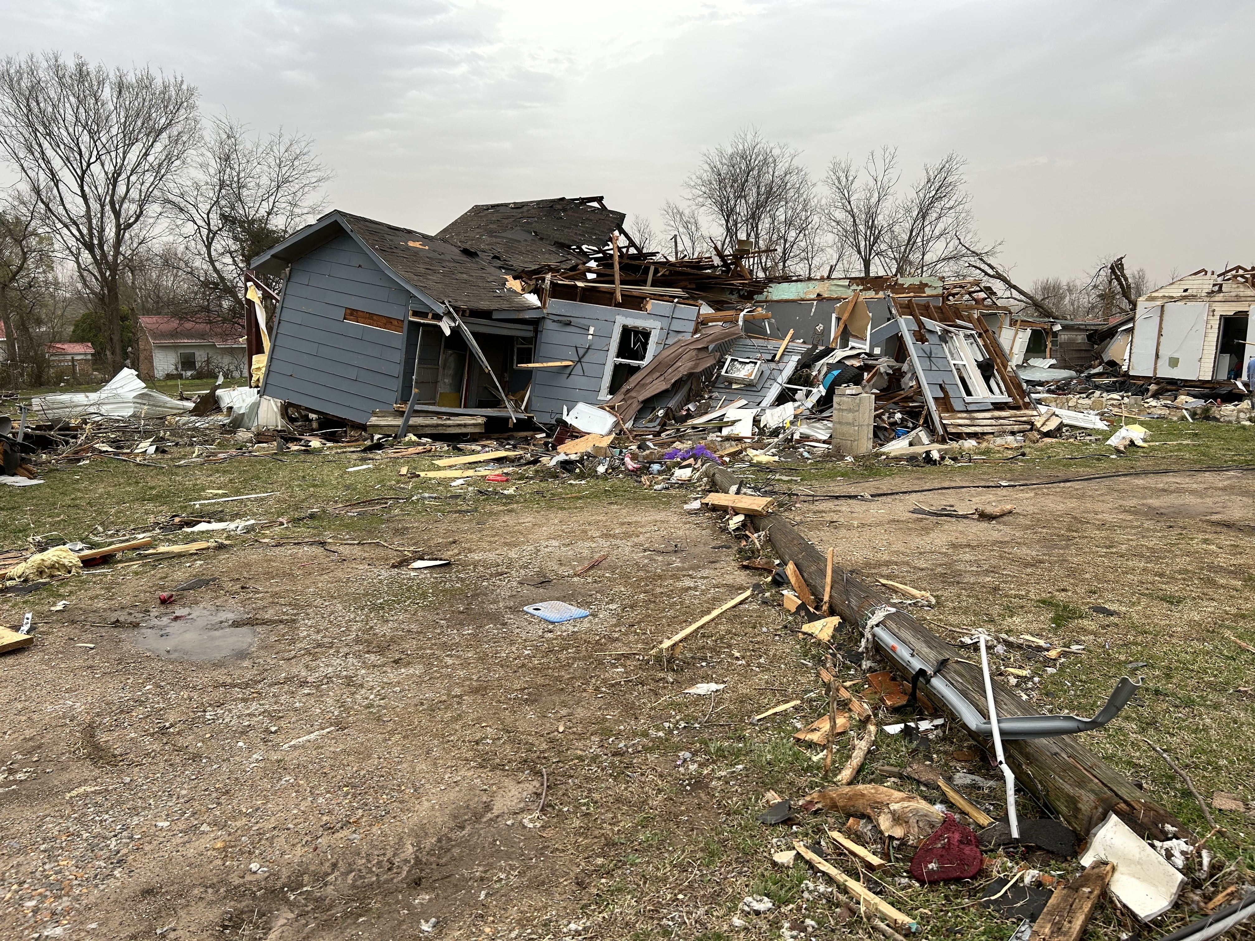 Tornado damage in SUA territory